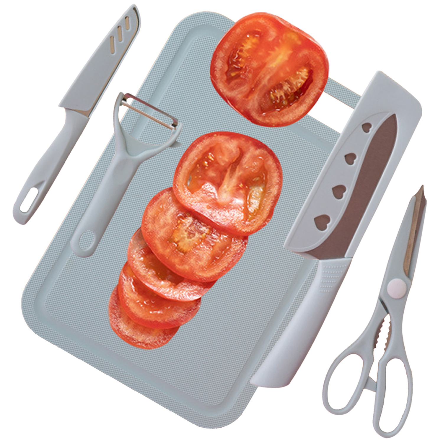 3/4/5 PCS/Set Stainless Steel Kitchen Knife Set Knife Chopping Board