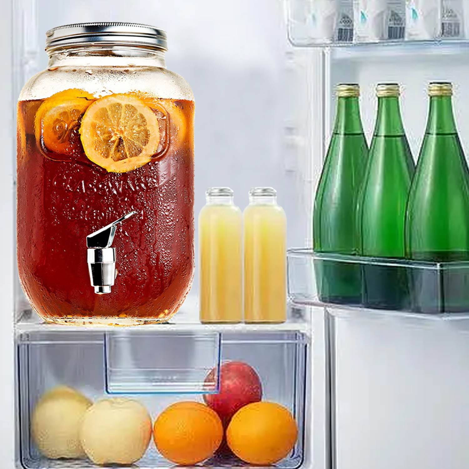 5L Mason Jars Cold Brew Coffee Beverage Dispenser Cold Brew Coffee